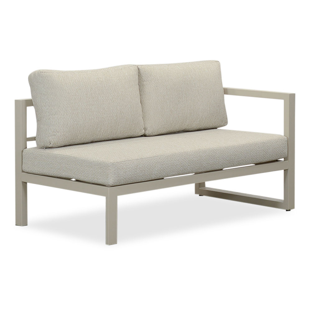 Cordoba hoek loungeset incl. tussenmodule | aluminium | 300x228cm | beige