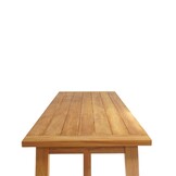 Alba/Valencia Sahara Dust dining tuinset | 6 personen | teakhout + touw | 250cm