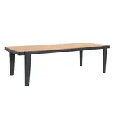 Vigo/Valencia Sahara Dust dining tuinset | 6 personen | teakhout + touw | 260cm