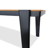 Vigo/Valencia Sahara Dust dining tuinset | 6 personen | teakhout + touw | 260cm