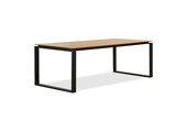 Helsinki dining tuintafel 6 personen | polywood + aluminium | Natural Wood | 210cm
