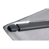 Challenger T² zweefparasol - premium doek | 300x300cm met Modena parasolvoet 90kg | Havana