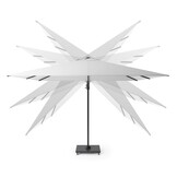 Challenger T² zweefparasol - premium doek | 300x300cm met Salerno parasolvoet 90kg | Havanna