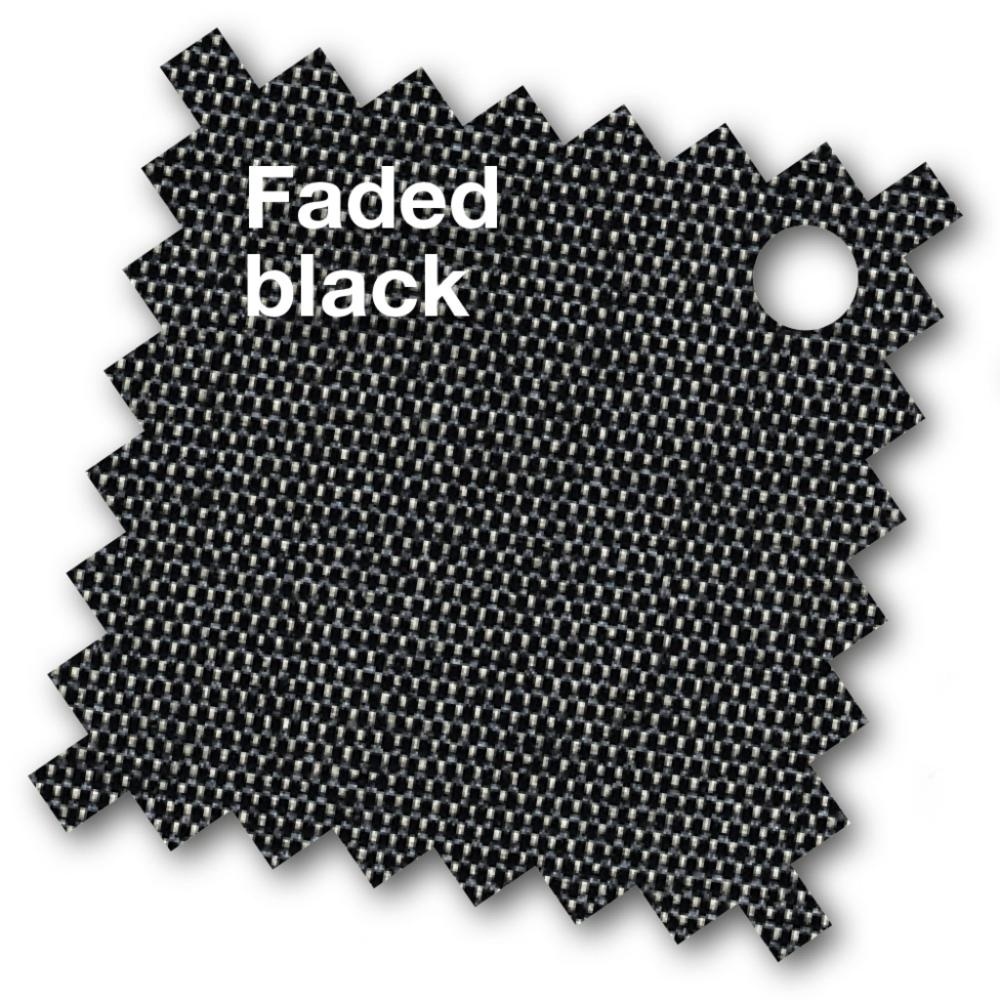 Challenger T² Glow zweefparasol - premium doek | 300x300cm met Modena parasolvoet 90kg | Faded Black
