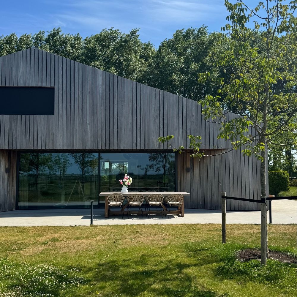 Veltis/Charlotte dining tuinset | 8 personen | betonlook + wicker | 300cm
