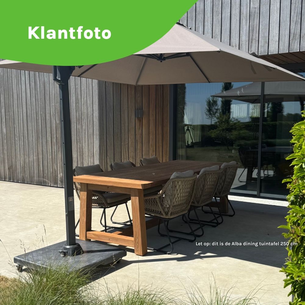 Alba dining tuintafel 8 personen | teakhout | Natural Teak | 300cm