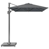 Voyager T¹ zweefparasol | 250x250cm met parasolvoet 90kg | antraciet