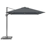 Voyager T² zweefparasol | 270x270cm met parasolvoet 90kg | antraciet