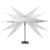 Voyager T² zweefparasol | 270x270cm met parasolvoet 90kg | antraciet