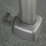 Voyager T² zweefparasol | 270x270cm met parasolvoet 90kg | antraciet