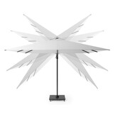 Voyager T² zweefparasol - premium doek | 270x270cm met parasolvoet 90kg | Faded Black