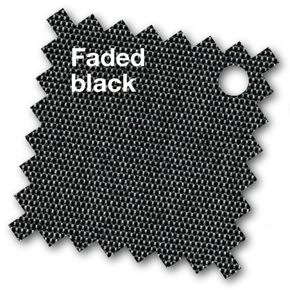 Challenger T² zweefparasol - premium doek | 260x350cm met parasolvoet 90kg | Faded Black