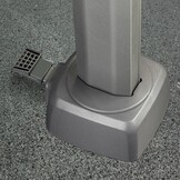 Voyager T² zweefparasol - premium doek | 270x270cm met Modena parasolvoet 90kg | Manhattan