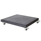 Voyager T² zweefparasol - premium doek | 270x270cm met Modena parasolvoet 90kg | Manhattan