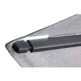 Challenger T² zweefparasol - premium doek | 300x300cm met Modena parasolvoet 90kg | Jet Black