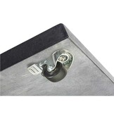 Challenger T² zweefparasol - premium doek | 300x300cm met Modena parasolvoet 90kg | Jet Black