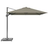 Voyager T² zweefparasol | 270x270cm met parasolvoet 90kg | taupe