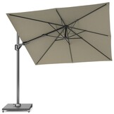 Voyager T² zweefparasol | 270x270cm met parasolvoet 90kg | taupe