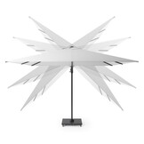 Voyager T² zweefparasol | 270x270cm met parasolvoet 90kg | taupe