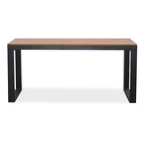 Kampa Natural/Karlstad zwart dining tuinset | 4 personen | polywood + kunststof | 160cm