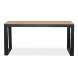 Kampa/Carlos Charcoal dining tuinset | 4 personen | polywood + wicker | 160 cm