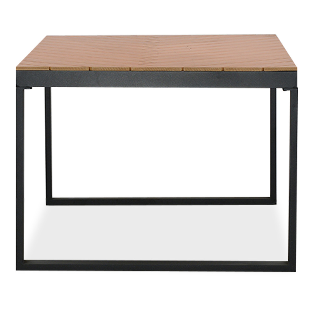 Kampa/Carlos Charcoal dining tuinset | 4 personen | polywood + wicker | 160 cm