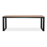 Kampa Natural/Karlstad wit dining tuinset | 6 personen | polywood + kunststof | 210cm