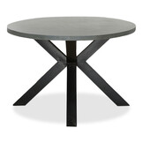 Stockholm/Karlstad wit dining tuinset | 8 personen | betonlook + kunststof | 280cm ovaal