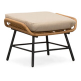 Dex relax tuinset 4-delig | wicker + aluminium | Bamboo taupe