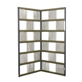 Rope tuinscherm divider hoek | 180x88x88cm | olijfgroen