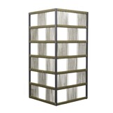 Rope tuinscherm divider hoek | 180x88x88cm | olijfgroen