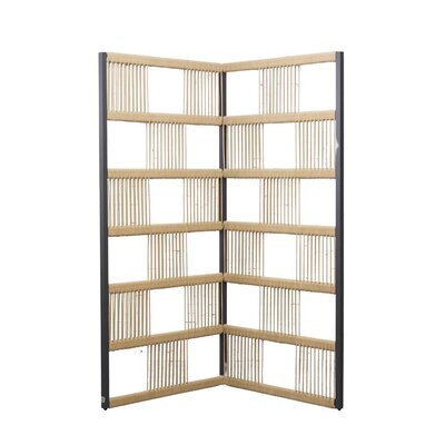 Rope tuinscherm divider hoek | 180x88x88cm | zand