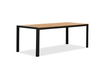 Manchester dining tuintafel 6 personen | polywood + aluminium | Natural Wood | 205cm