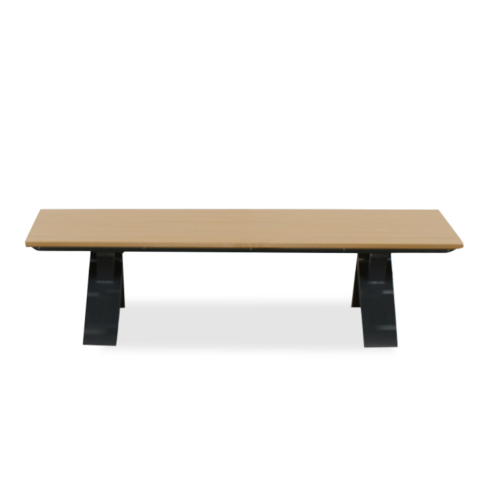 Genova hoek loungeset 6 personen | aluminium + polywood | antraciet | 3-delig - 308x234cm