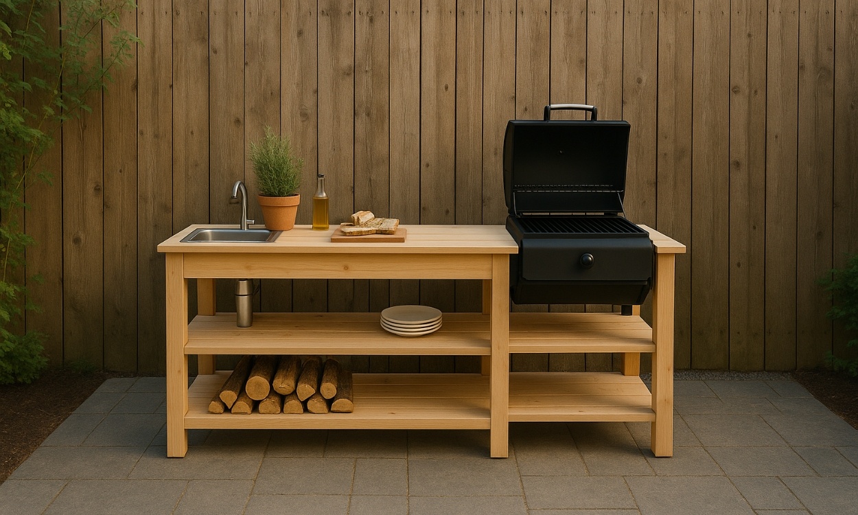 Zelf een buitenkeuken maken