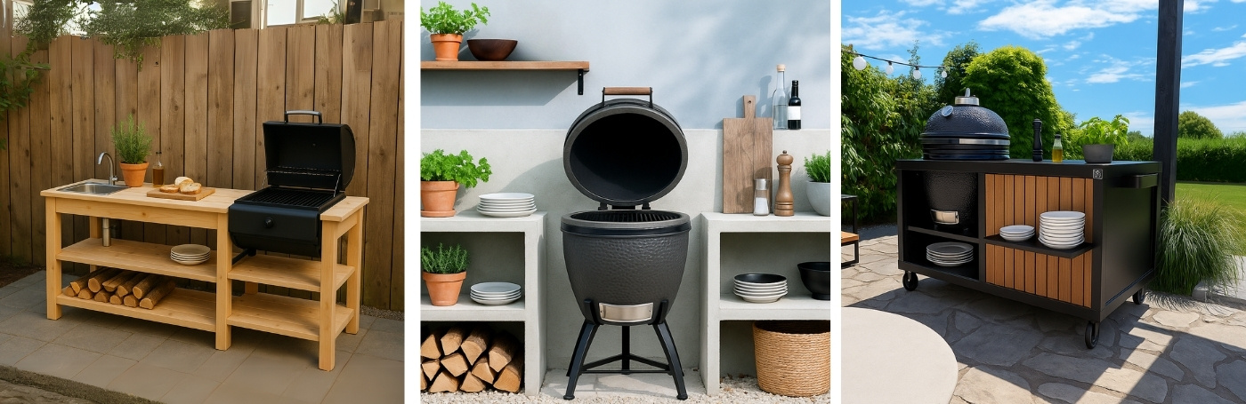 Zelf een buitenkeuken maken ideeën 