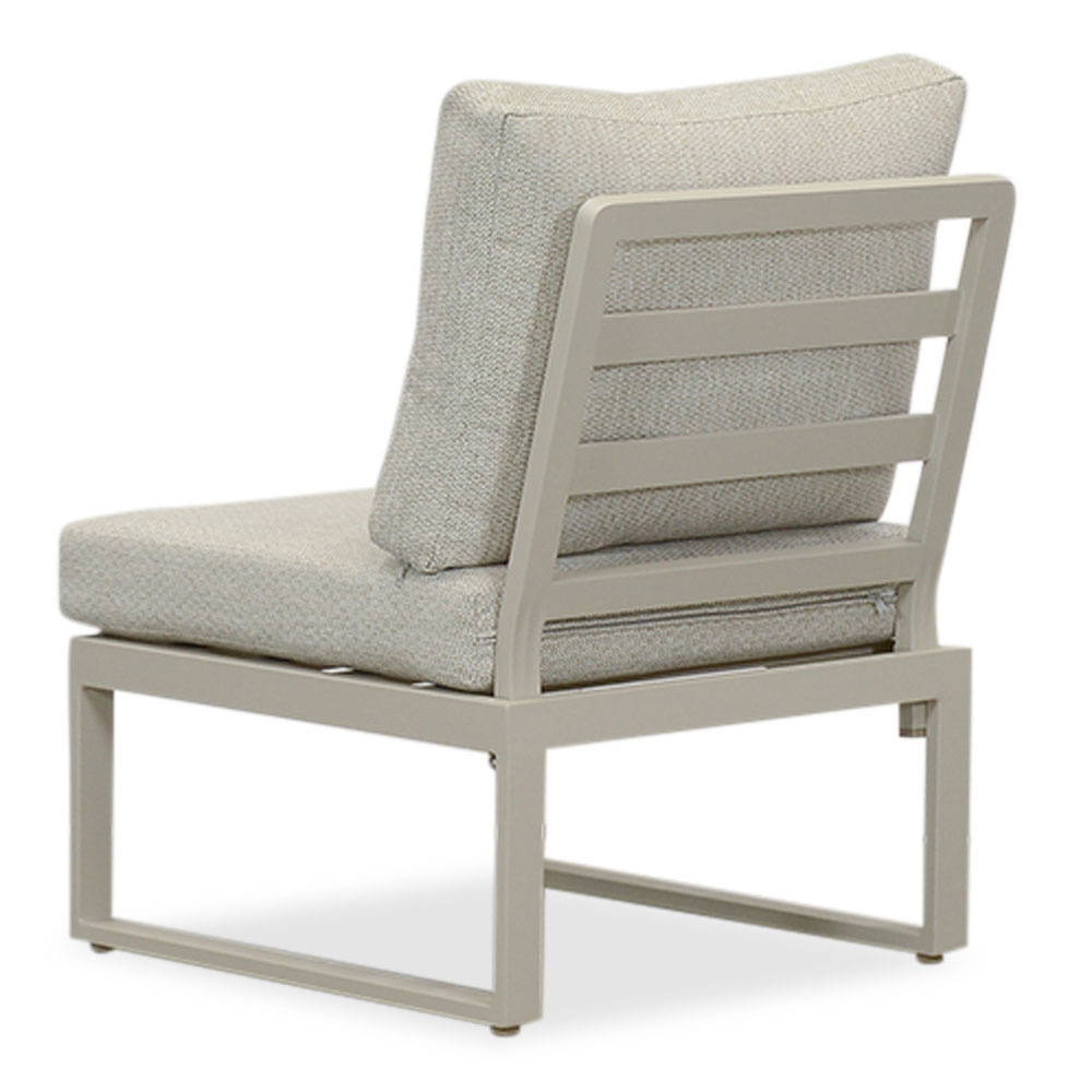 Lola hoek loungeset 6 personen | aluminium + polywood | beige | 4-delig - 288x220cm