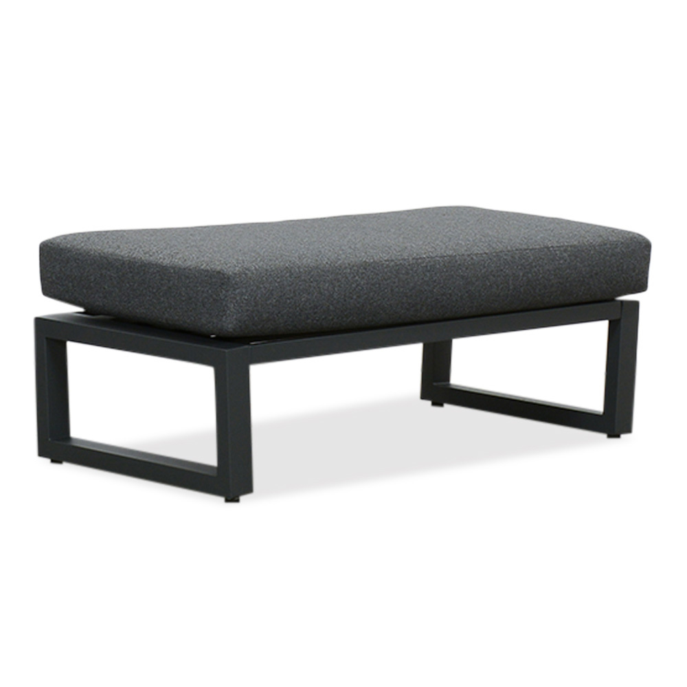 Cordoba stoel-bank loungeset 5 personen | aluminium | antraciet | 4-delig