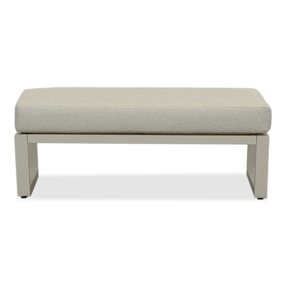 Cordoba stoel-bank loungeset 5 personen | aluminium | beige | 4-delig