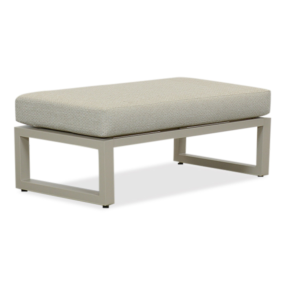 Cordoba stoel-bank loungeset 5 personen | aluminium | beige | 4-delig