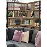 Rope tuinscherm divider hoek | 180x88x88cm | zand