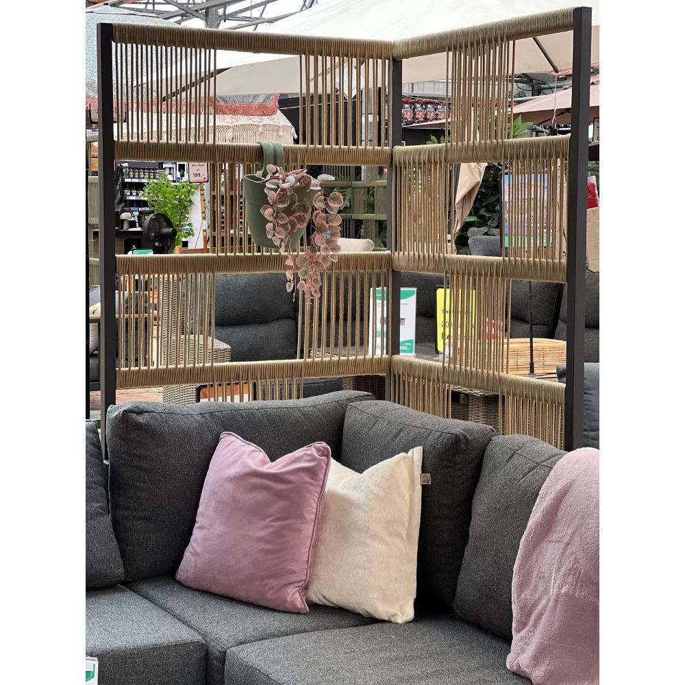 Rope tuinscherm | 180x88x88cm | zand