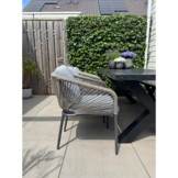 Cleve/Savanna dining tuinset | 4 personen | teakhout + aluminium | 200cm ovaal