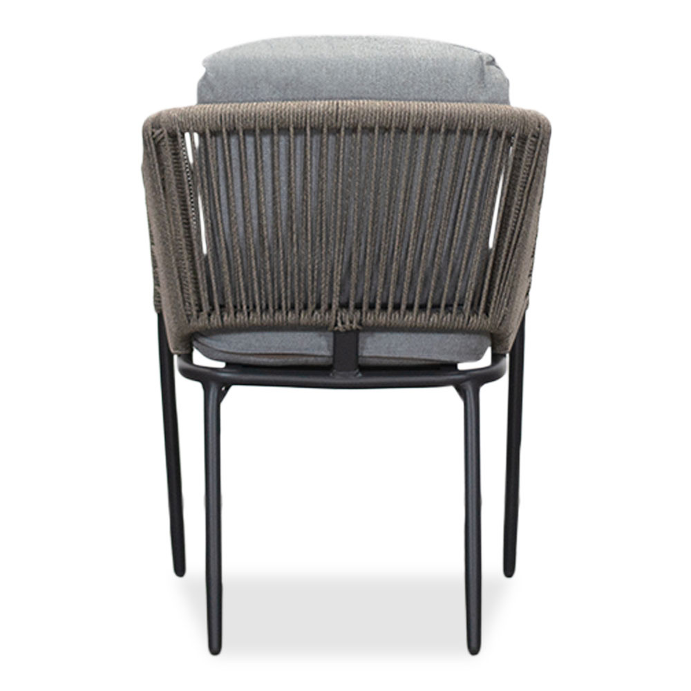 Vigo/Savanna dining tuinset | 4 personen | teakhout + touw | 200cm