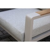 Manhattan lounge balkonset 2 personen | aluminium + polywood | beige | 5-delig