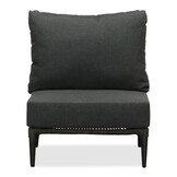 Palermo tussenelement | aluminium + touw | Lava Grey