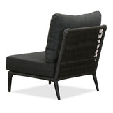 Palermo tussenelement | aluminium + touw | Lava Grey