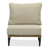 Palermo tussenelement | aluminium + touw | Sahara Dust