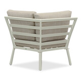 Como dining loungeset 6 personen | aluminium + polywood | beige | 4-delig - 271x210cm