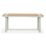 Como dining loungeset 6 personen | aluminium + polywood | beige | 4-delig - 271x210cm